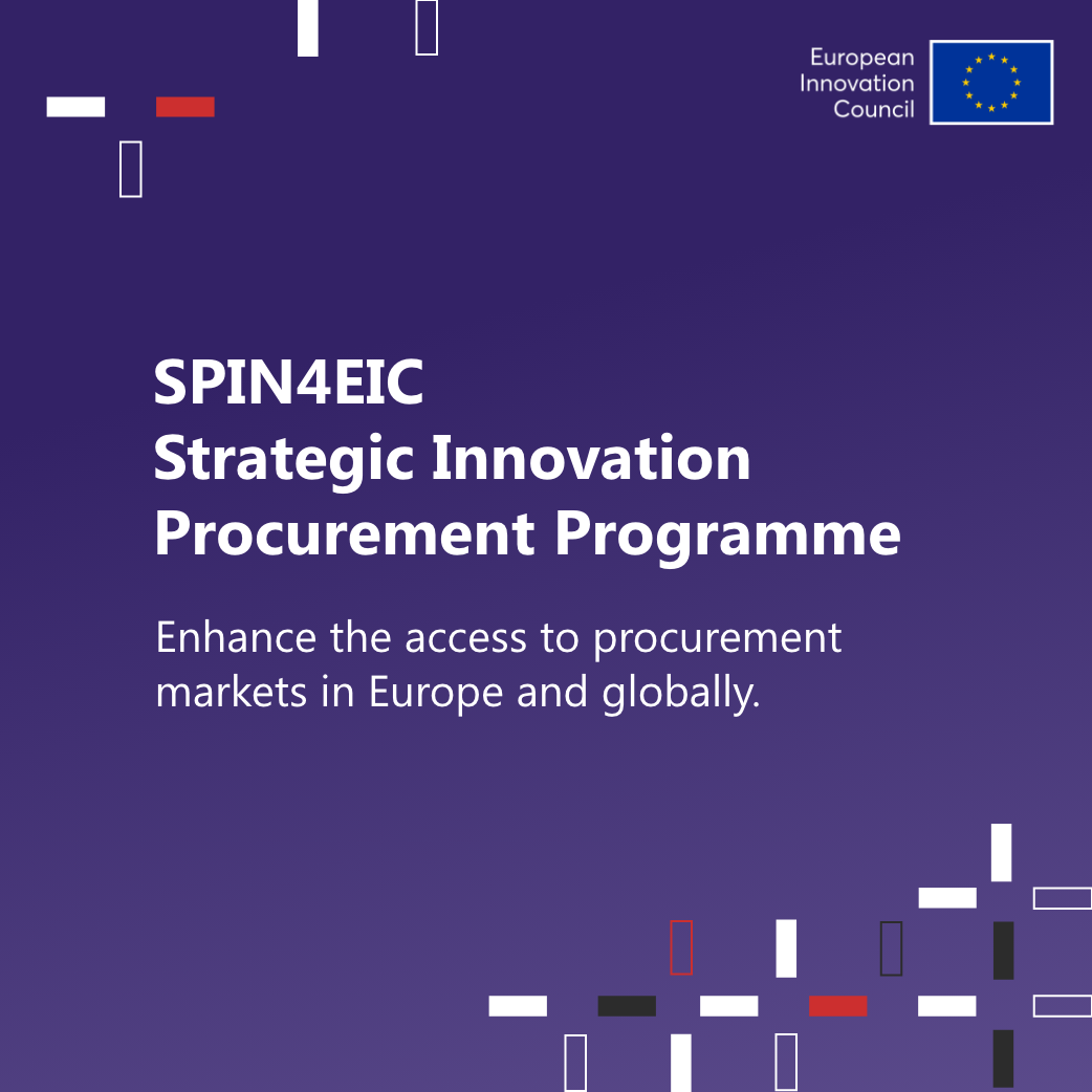 Visual with the name of the Strategic Innovation Procurement Programme.