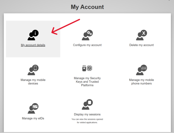 EU Login My Account