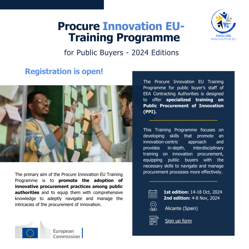 Procure Innovation EU leaflet Public Buyers